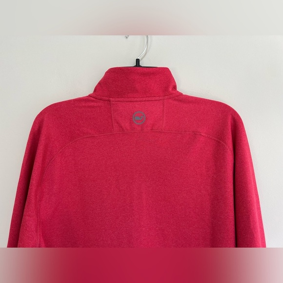 Vineyard Vines Men's Performance Half-Zip Pullover in Sailors Red, size M - Picture 5 of 8